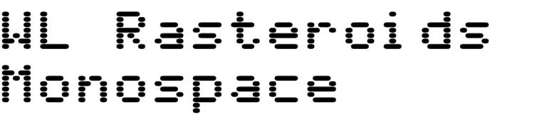 WL Rasteroids Monospace