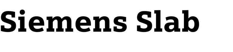 Siemens Slab (URW Type Foundry)