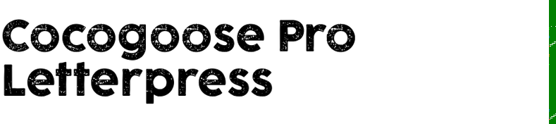Cocogoose Pro Letterpress