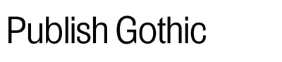 Publish Gothic
