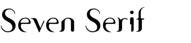 Seven Serif
