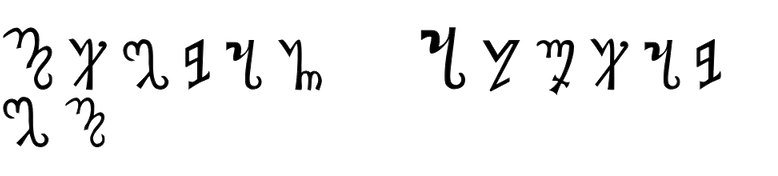 Theban Alphabet in use - Fonts In Use