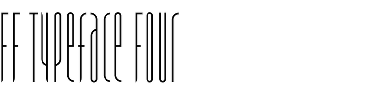 FF Typeface Four