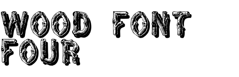 Wood Font Four