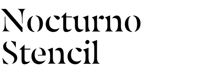 Nocturno Stencil