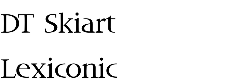 DT Skiart Lexiconic