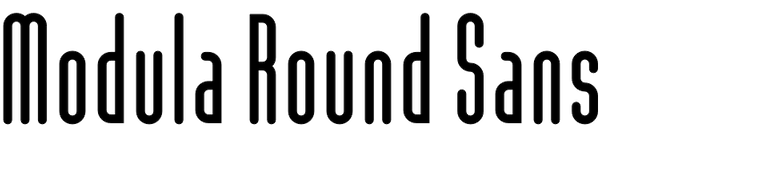 Modula Round Sans