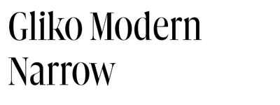 Gliko Modern Narrow