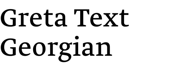 Greta Text Georgian