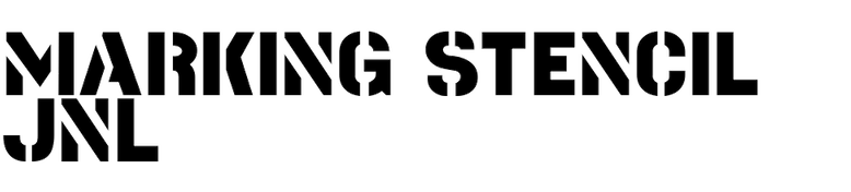 Marking Stencil JNL in use - Fonts In Use
