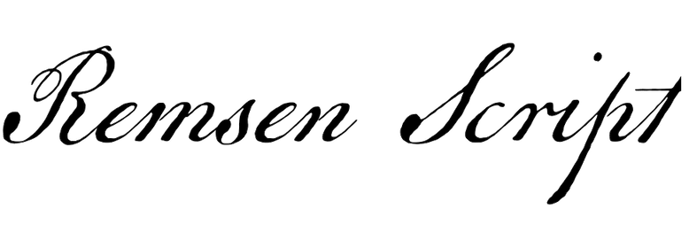 Remsen Script in use - Fonts In Use