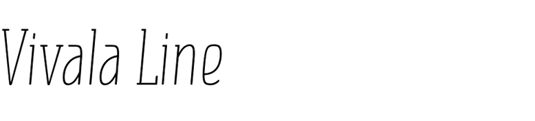 Vivala Line in use - Fonts In Use