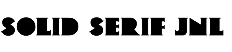 Solid Serif JNL