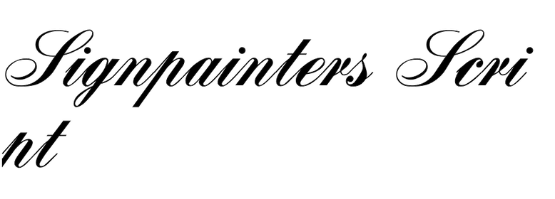 Signpainters Script