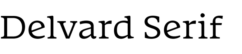 Delvard Serif