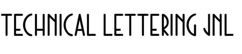 Technical Lettering JNL