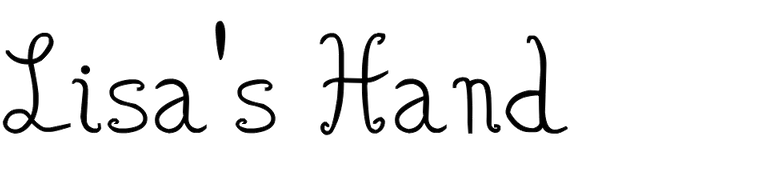 Lisa's Hand in use - Fonts In Use