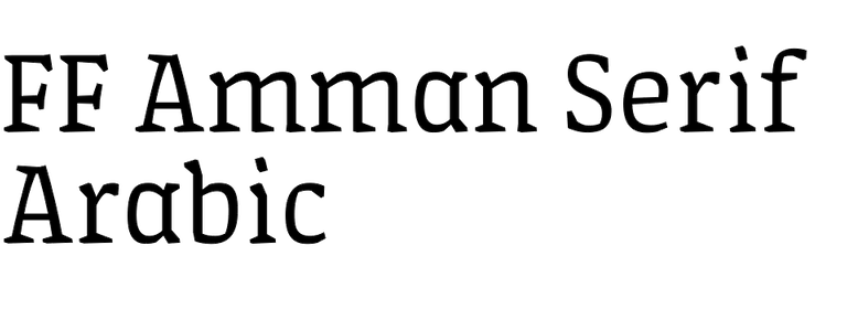 FF Amman Serif Arabic