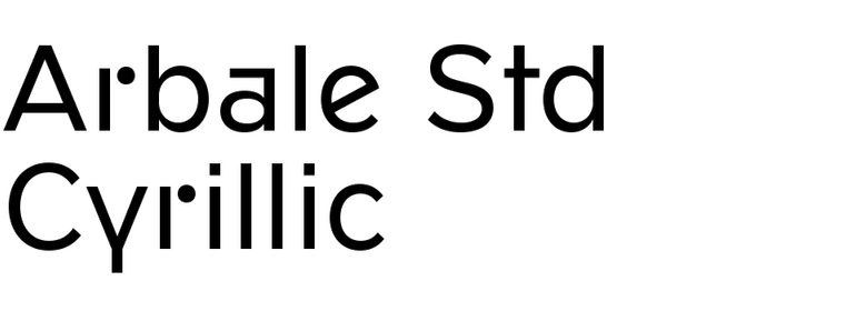 Arbale Std Cyrillic