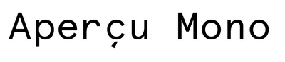 Aperçu Mono