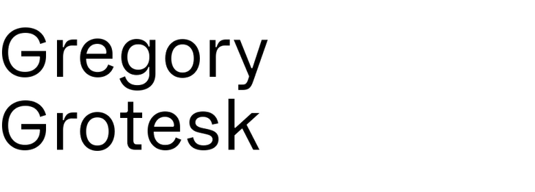 Gregory Grotesk