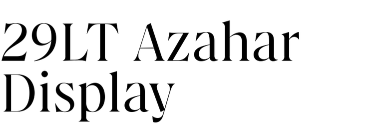 29LT Azahar Display