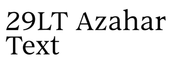 29LT Azahar Text