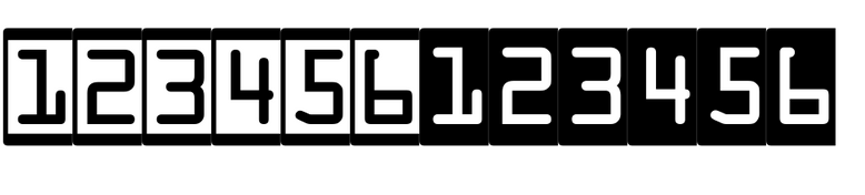 Deconumbers OCR A
