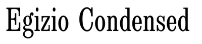 Egizio Condensed