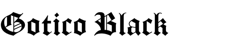 Gotico Black