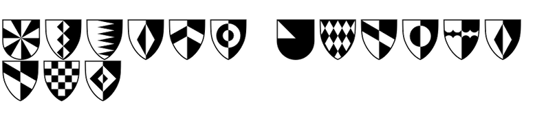 Shield Ornaments