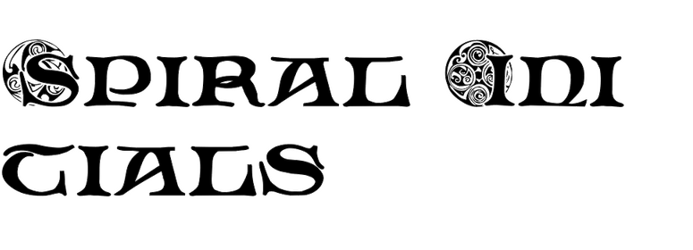 Spiral Initials Spiral Initials