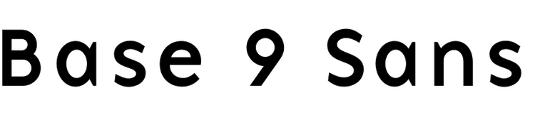 Base 9 Sans