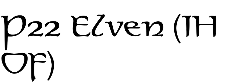 P22 Elven Ihof In Use Fonts In Use