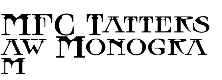 MFC Tattersaw Monogram MFC Tattersaw Monogram