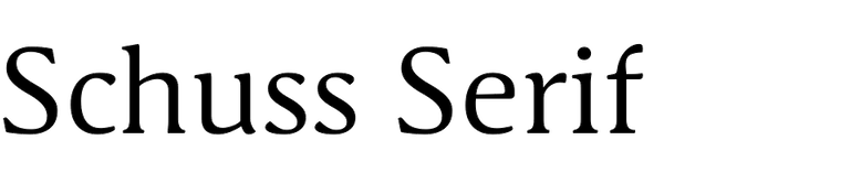 Schuss Serif