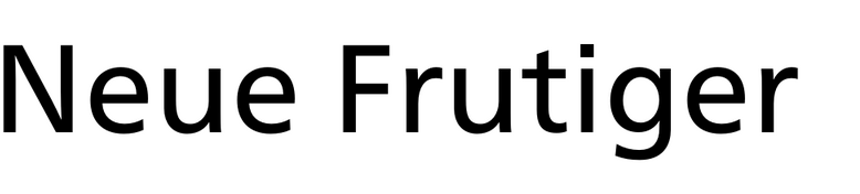 Neue Frutiger