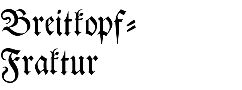 Breitkopf-Fraktur