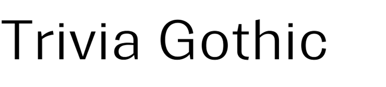 Trivia Gothic