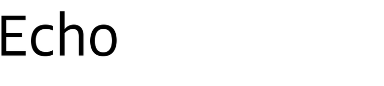 Echo (Typotheque)