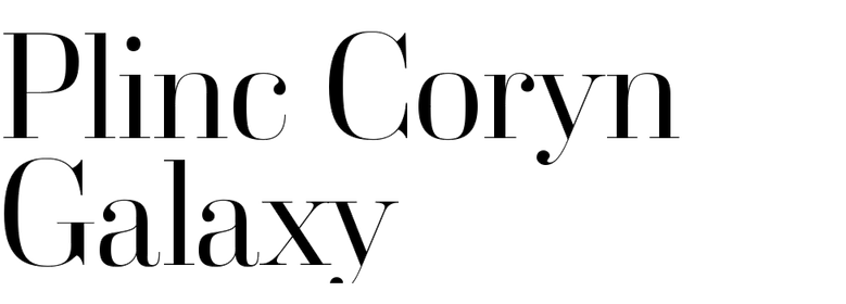 Plinc Coryn Galaxy