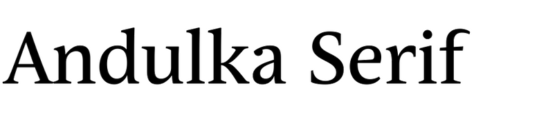 Andulka Serif Andulka Serif