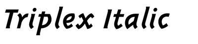 Triplex Italic