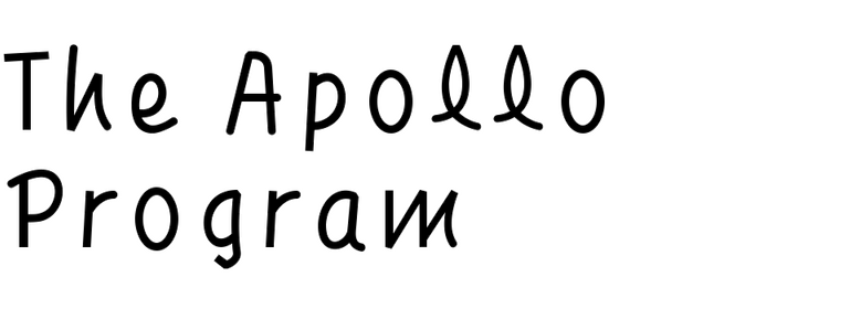 The Apollo Program in use - Fonts In Use