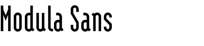 Modula Sans