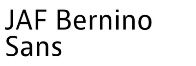 JAF Bernino Sans