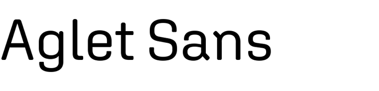 Aglet Sans