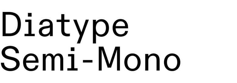 ABC Diatype Semi-Mono