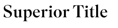Superior Title