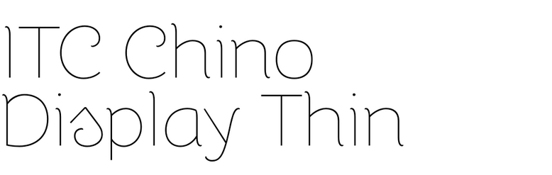 ITC Chino Display Thin